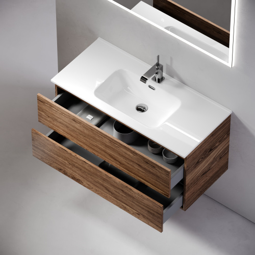 Тумба под раковину Sancos Urban UR100ECH 99х45х55 настенная - фото 5